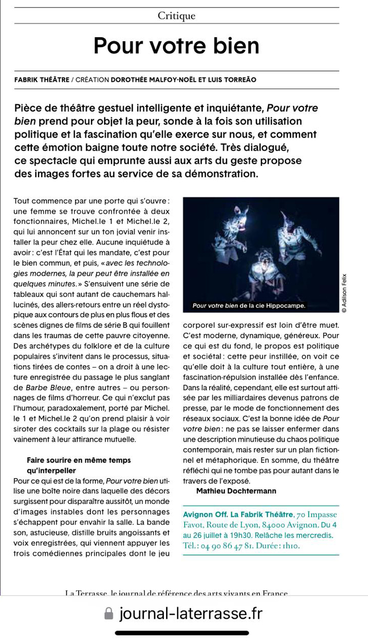 Critique la terrasse
